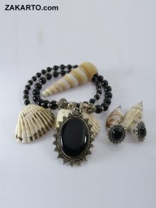 Black Onyx with 92.5 Silver Set