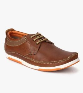 Trenton Brown Leather Casual Shoes