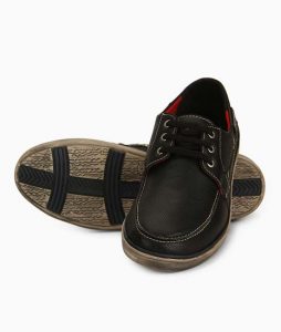 Jerico Black Pu Casual Shoes