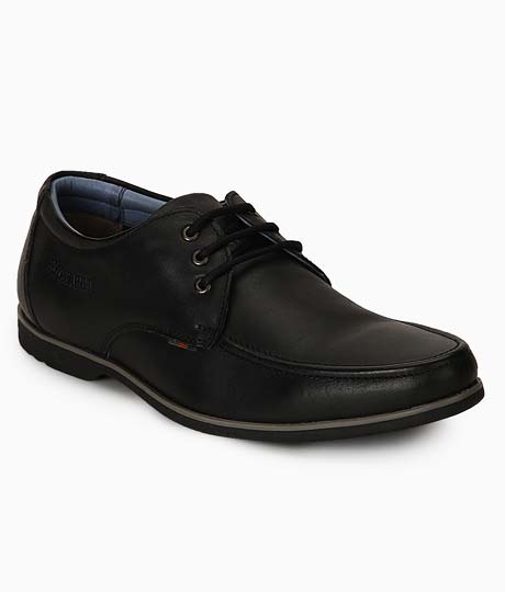 Easton Black Leather Formal Shoes