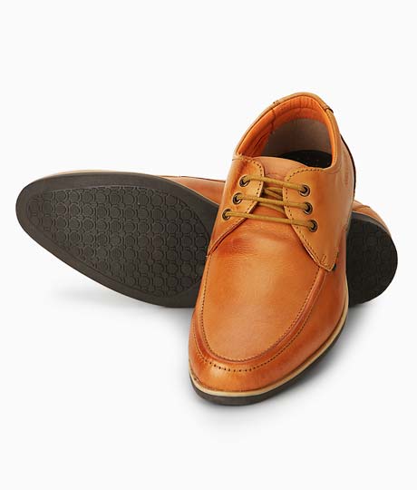 Easton Tan Leather Casual Shoes
