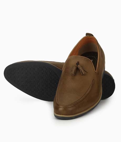 Slade Brown Leather Casual Shoes