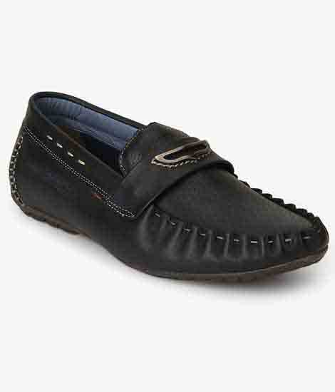 Gil Blue Leather Casual Shoes