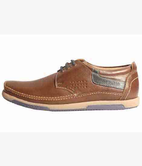 Rafael Brown Leather Casual Shoes