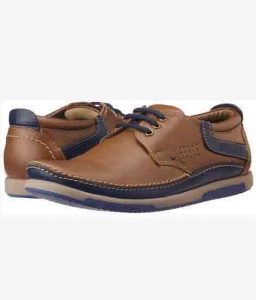 Nadal Tan Leather Casual Shoes