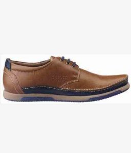 Nadal Tan Leather Casual Shoes