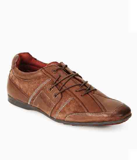 Westin Brown Leather Casual Shoes