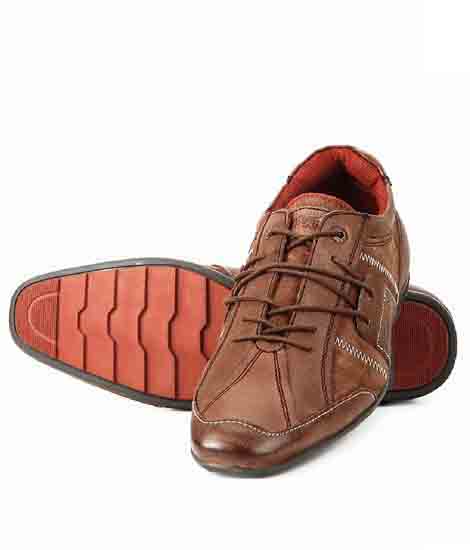 Westin Brown Leather Casual Shoes