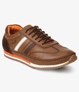 Montel Brown Leather Casual Shoes