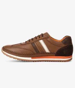 Montel Brown Leather Casual Shoes