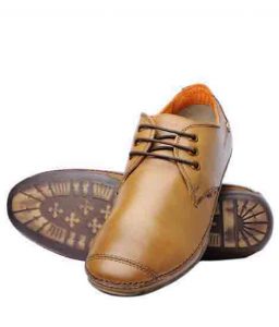 Jaxen Brown Leather Casual Shoes