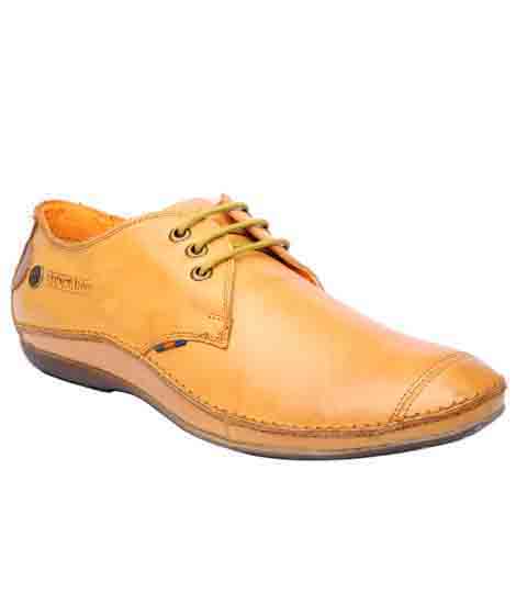 Jaxen Tan Leather Casual Shoes