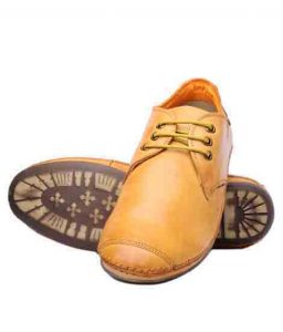 Jaxen Tan Leather Casual Shoes