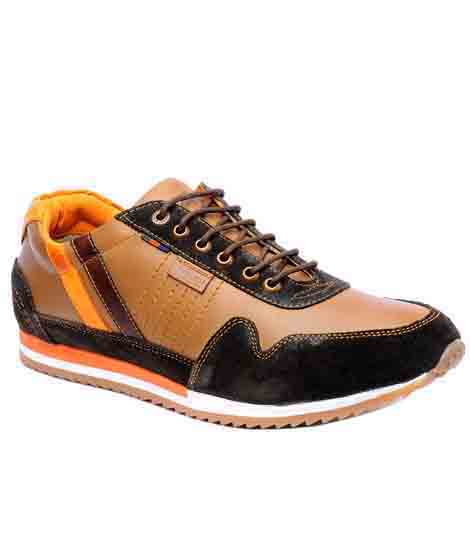 Kayden Brown Leather Casual Shoes