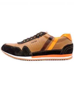 Kayden Brown Leather Casual Shoes