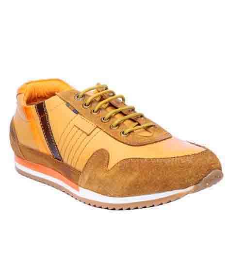 Kayden Tan Leather Casual Shoes