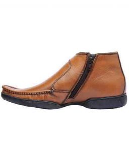 Martino Tan Leather Casual Shoes