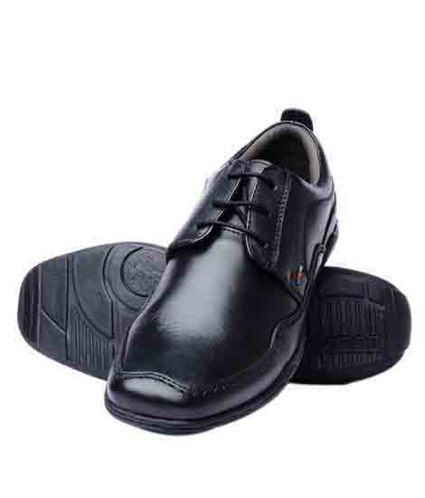 Orlin Black Leather Casual Shoes