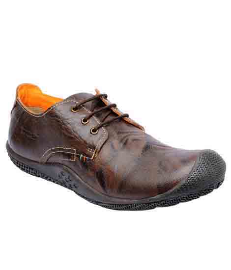 Carson Coffee Leather Casual Shoes