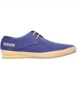 Natalio Blue Leather Casual Shoes
