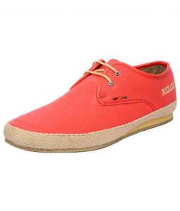 Natalio Red Leather Casual Shoes