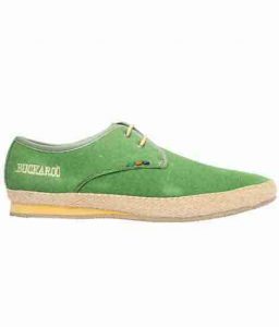 Natalio Green Leather Casual Shoes