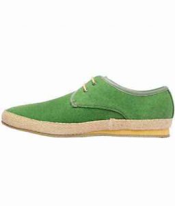Natalio Green Leather Casual Shoes
