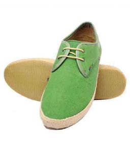 Natalio Green Leather Casual Shoes