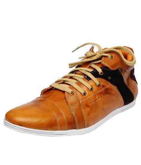 Jaylon Tan Leather Casual Shoes