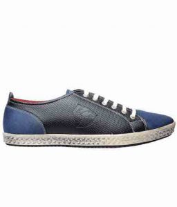Platon Blue Pu Casual Shoes