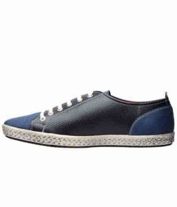 Platon Blue Pu Casual Shoes