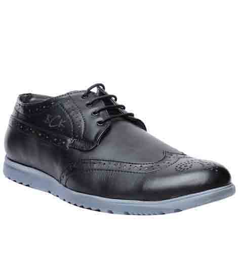 Anton Black Pu Casual Shoes