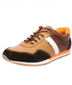 Stacy Brown Leather Casual Shoes