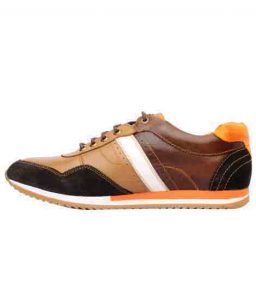 Stacy Brown Leather Casual Shoes