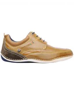 Freddy Olive Leather Casual Shoes