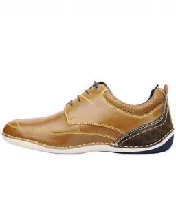 Freddy Olive Leather Casual Shoes