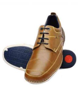 Freddy Olive Leather Casual Shoes