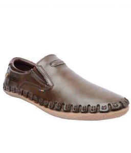 Rey Brown Leather Casual Shoes