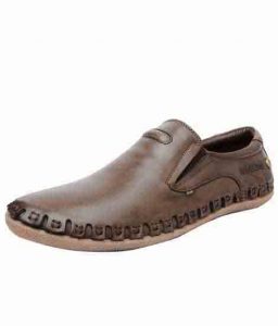 Rey Brown Leather Casual Shoes