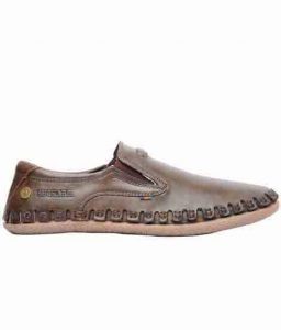 Rey Brown Leather Casual Shoes