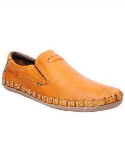 Rey Tan Leather Casual Shoes