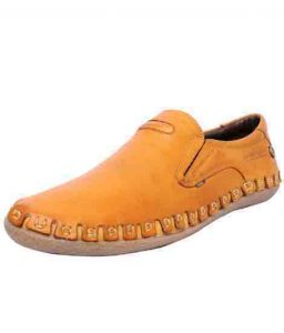 Rey Tan Leather Casual Shoes