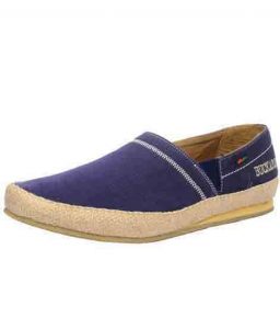 Urbano Blue Leather Casual Shoes