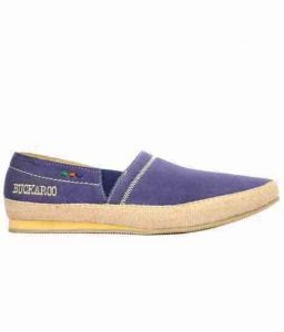 Urbano Blue Leather Casual Shoes