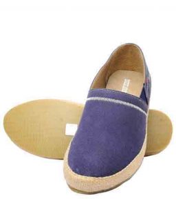 Urbano Blue Leather Casual Shoes