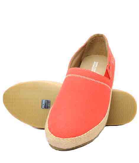Urbano Red Leather Casual Shoes