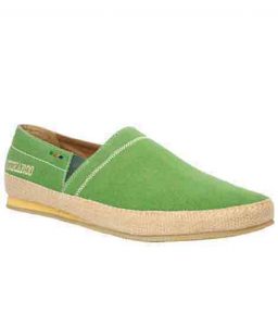 Urbano Green Leather Casual Shoes