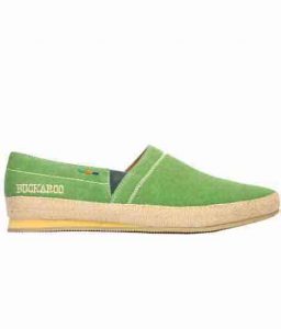 Urbano Green Leather Casual Shoes