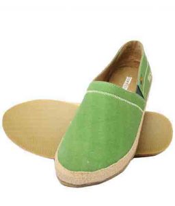 Urbano Green Leather Casual Shoes