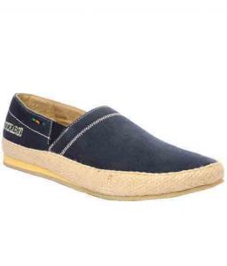 Urbano Black Leather Casual Shoes